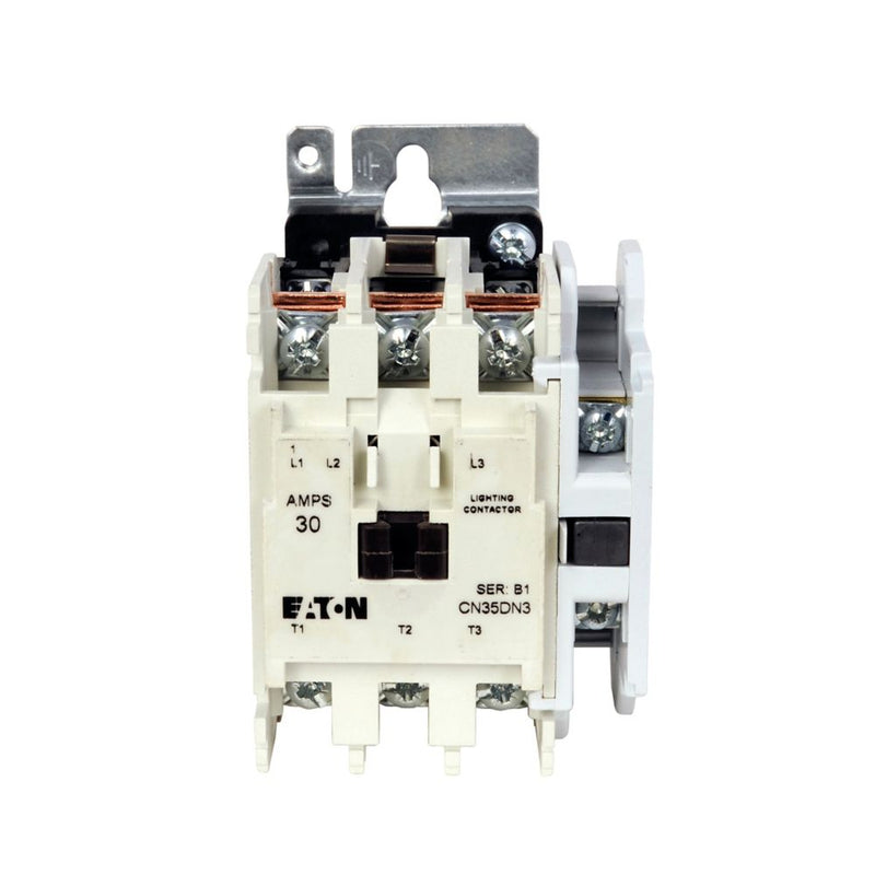 CN35DN2AB - Eaton Cutler-Hammer - 30A 2-Pole Electrically Held Lighting Contactor, 120V AC 60Hz / 110V AC 50Hz Coil