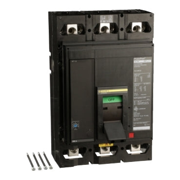 MJL36500 - Square D - Circuit breaker, PowerPacT M, 500A, 3-Pole, 600V, 25kA, lugs, ET
