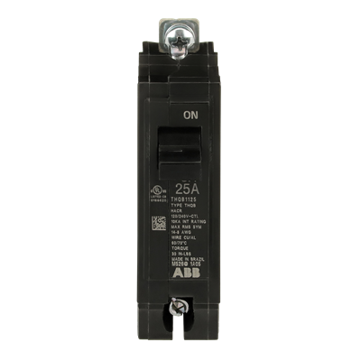 THQB1125 - General Electric - 25A Bolt-On Thermal Magnetic Circuit Breaker