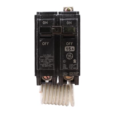 THQB21WY15 - General Electric - 15A Bolt-On Thermal Magnetic Circuit Breaker