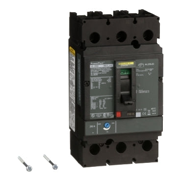 JLL36250 - Square D - Circuit breaker, PowerPacT J, 250A, 3-Pole, 600V, 50kA, lugs, 80%