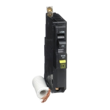 QOB125GFI - Square D -  QO 25A 1-Pole 120V GFCI Ground Fault Circuit Breaker, Bolt-On