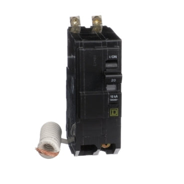 QOB220EPD - Square D - Mini circuit breaker, QO, 20A, 2-Pole, 120/240V, 10kA, bolt on