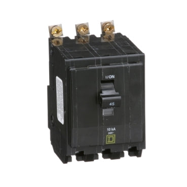 QOB345 - Square D - Mini circuit breaker, QO, 45A, 3-Pole, 1240V, 10kA, bolt