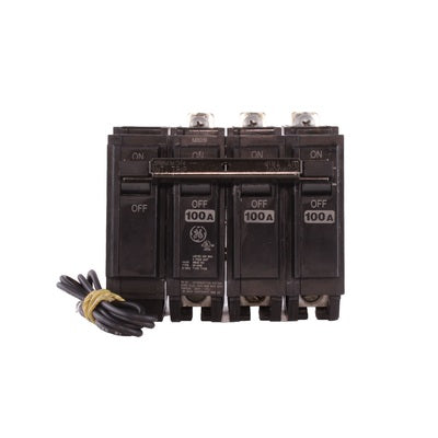 THQB32100ST1 - General Electric - 100A Bolt-On Thermal Magnetic Circuit Breaker