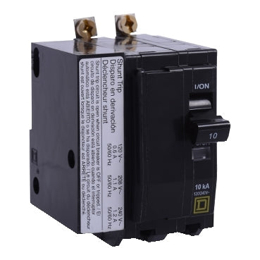 QOB2151021 - Square D - Mini circuit breaker, QO, 15A, 2-Pole, 120/240V, 10kA, bolt on