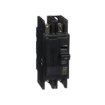 QOU225 - Square D - Mini circuit breaker, QOU, 25A, 2-Pole, 120/240V, 10kA