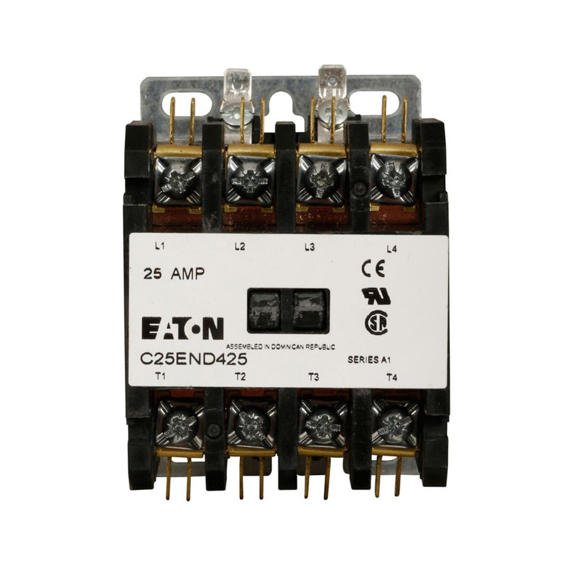 C25END425C - Eaton Cutler-Hammer - Frame E 4-Pole Contactor, 440-480V