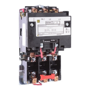 8536SDO1V08 - Square D - NEMA motor starter, Size 2, 45A, 25HP, 5kA SCCR, 3-Pole