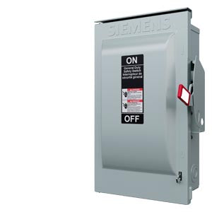 GF323NRA - Siemens - VBII 100A 3-Pole Fusible Safety Switch, NEMA 3R