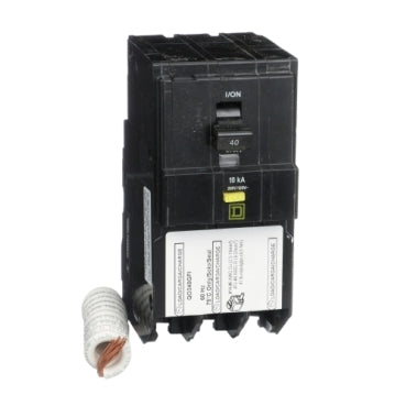 QO340GFI - Square D -  QO 40A 3-Pole 208Y/120V GFCI Ground Fault Circuit Breaker, Plug-In