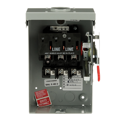 TG4321R - General Electric - 30A 3-Pole NEMA 3R General Duty Enclosure