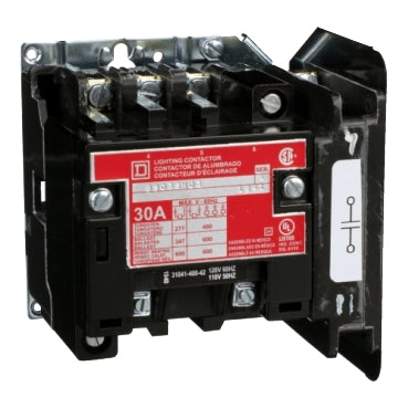 8903SMO3V02 - Square D - Contactor, multipole lighting, electrically held, 30A, 4-Pole