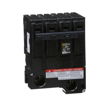 HOM2150BB - Square D - Mini branch circuit breaker, Homeline, 150A, 4-Pole, 120/240V