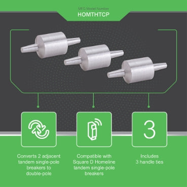 HOMTHT - Square D - Mini circuit breaker accessory, Homeline, handle tie, 120/240V