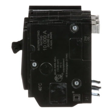 QO3401021 - Square D - Mini circuit breaker, QO, 40A, 3-Pole, 240V, 10kA, plug in, AC