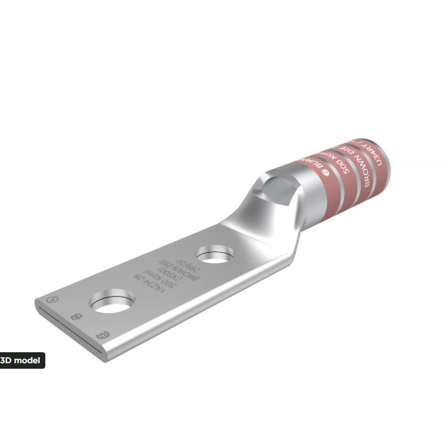 YAZ342N - Burndy - Plate Straight Copper