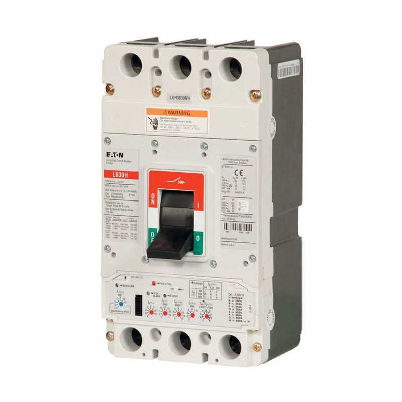 LGH3630NN - Eaton Cutler-Hammer - Series G 630A 3-Pole Circuit Breaker Frame Only, No Trip Unit