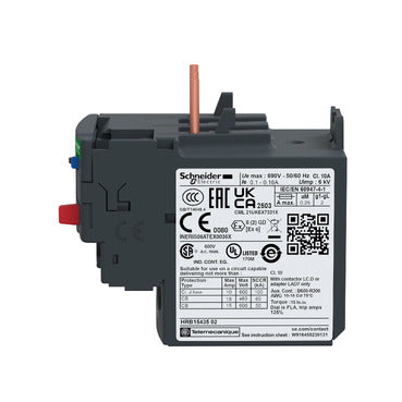 LRD03 - Square D - TeSys Deca Thermal Overload Relay, 0.25–0.4A, Class 10A