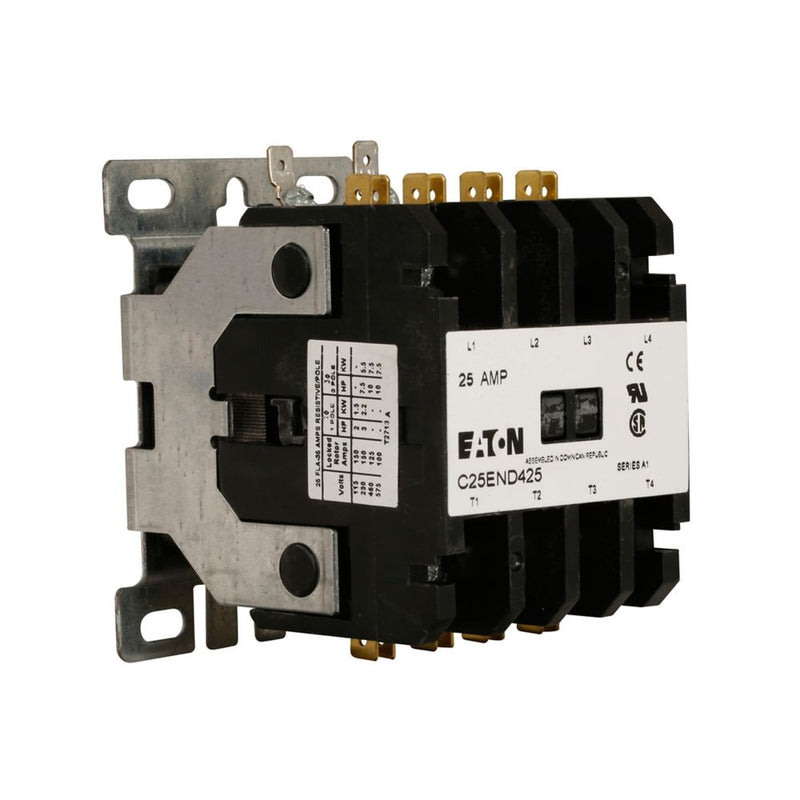 C25END425C - Eaton Cutler-Hammer - Frame E 4-Pole Contactor, 440-480V