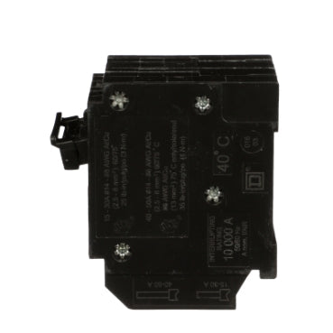 HOMT230240 - Square D - Quad tandem circuit breaker, Homeline, 1 x 2-Pole at 30A, 1 x