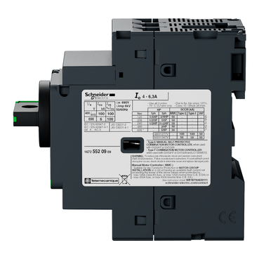 GV2P05 - Square D - TeSys Deca Manual Starter and Protector, circuit protector, rotary