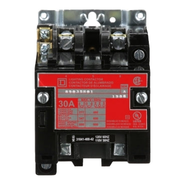 8903SMO1V02 - Square D - Contactor, multipole lighting, electrically held, 30A, 2-Pole