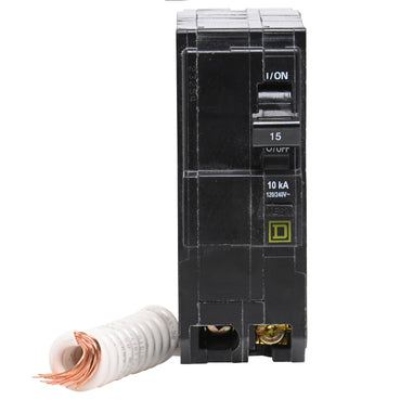 QO215EPD - Square D - Mini circuit breaker, QO, 15A, 2-Pole, 120/240V, 10kA, plug in