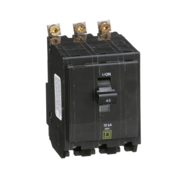 QOB345 - Square D - Mini circuit breaker, QO, 45A, 3-Pole, 1240V, 10kA, bolt