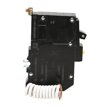 QOB115VHGFI - Square D - Mini circuit breaker, QO, 15A, 1-Pole, 120V, 22kA, bolt on