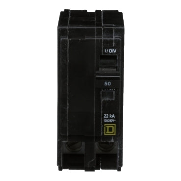 QO250VH - Square D - Mini circuit breaker, QO, 50A, 2-Pole, 120/240V, 22kA, plug