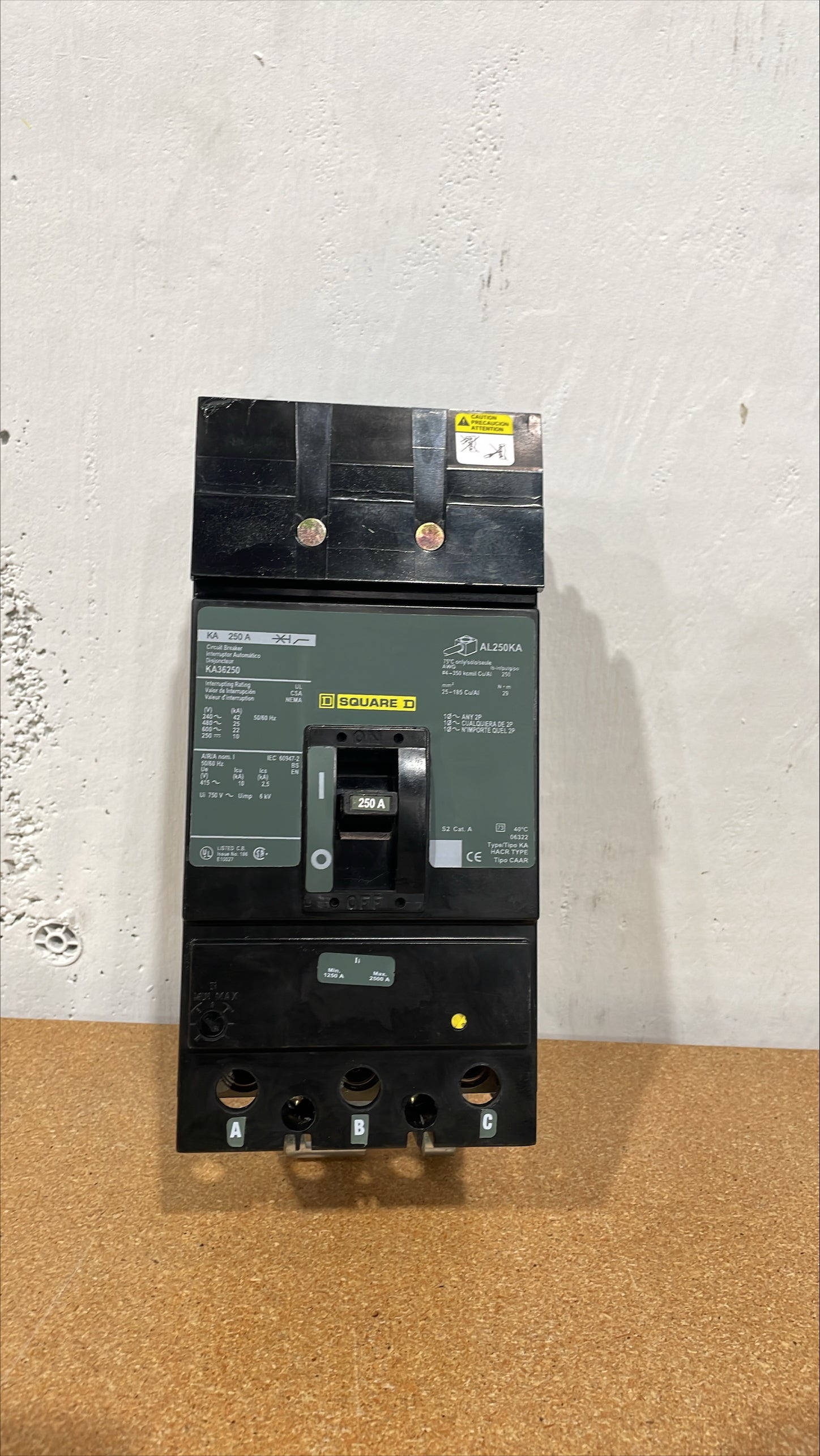 KA36150 - Molded Case Square D Circuit Breaker