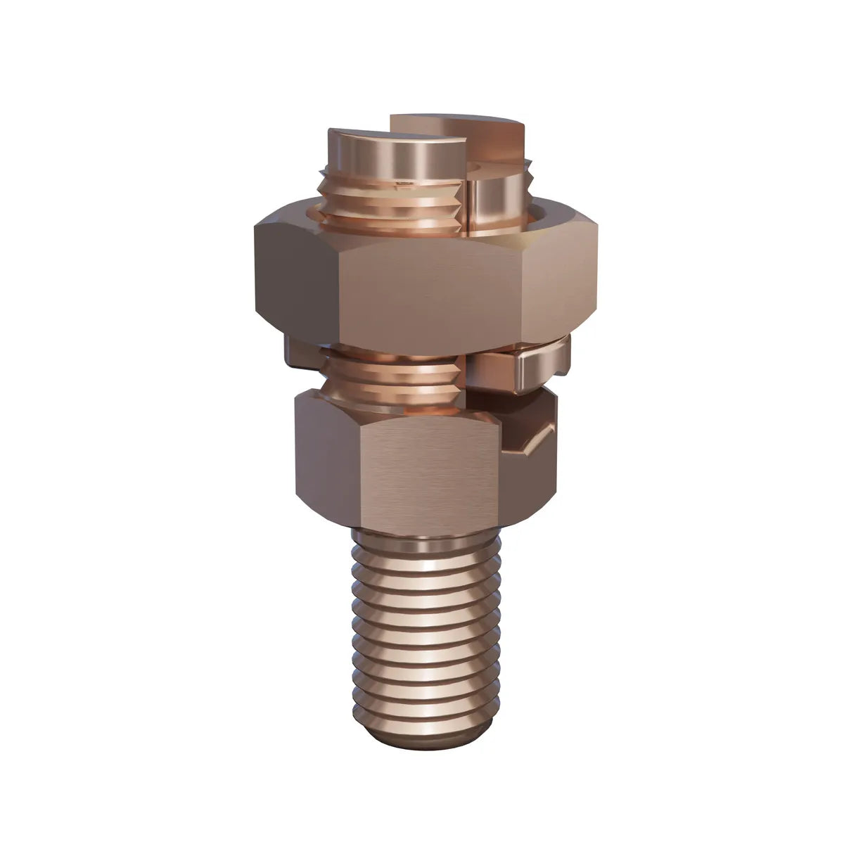KC23 - Burndy - 3/8" Stud Mechanical SERVIT POST Connector for Cable to Flat