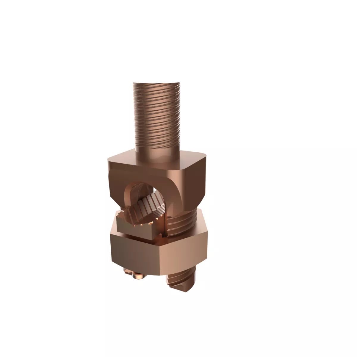 KC28B1 - Burndy - 5/8" Stud Mechanical Grounding Connector for Cable to Flat