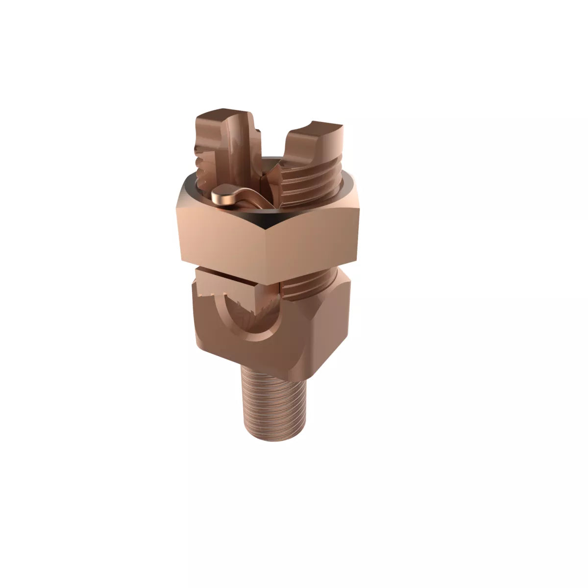 KC31 - Burndy - 5/8" Stud Mechanical Grounding Connector for Cable to Flat