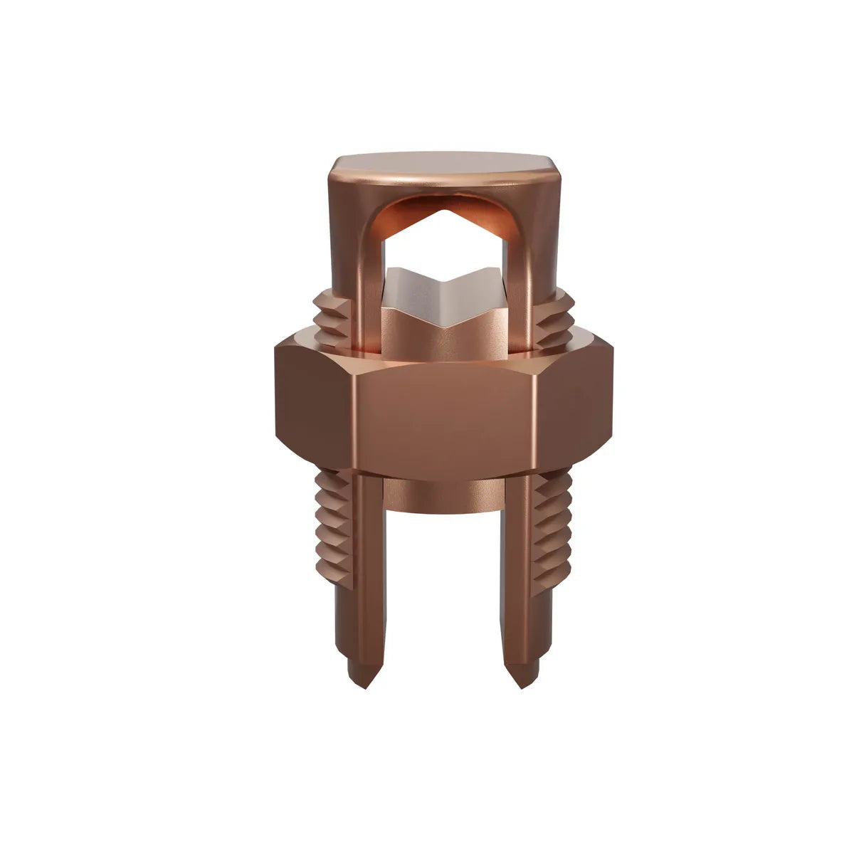 KS23 - Burndy - Run/Tap: #6 AWG-#2 AWG Str Split Bolt Connector
