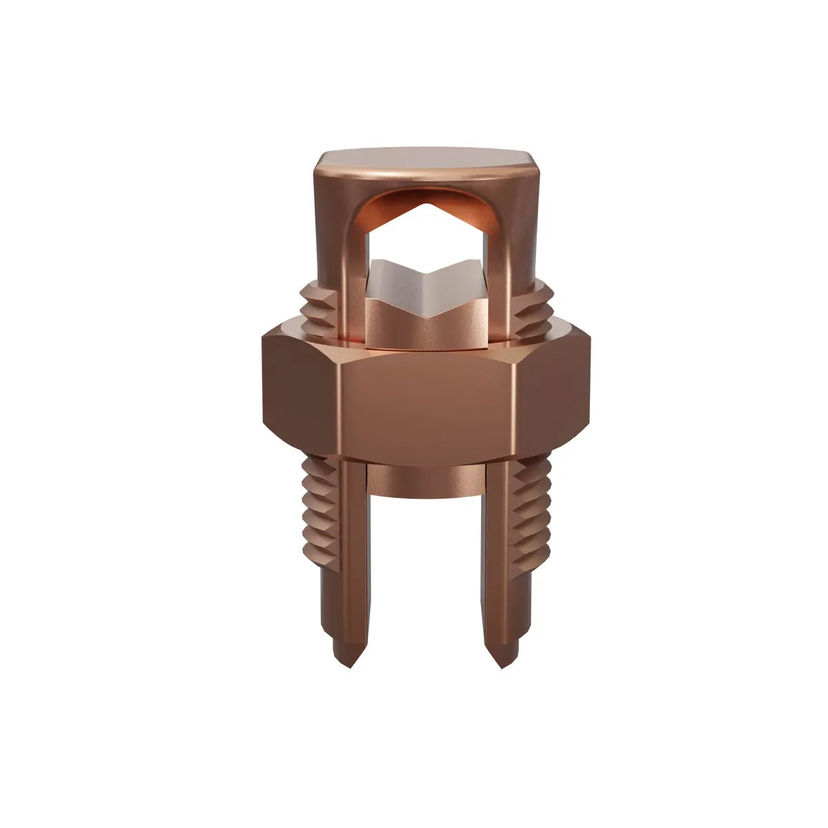 KS23 - Burndy - Run/Tap: #6 AWG-#2 AWG Str Split Bolt Connector