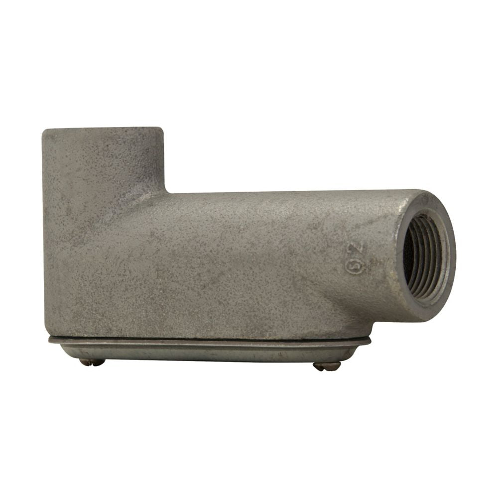 LB17CG - Eaton Crouse-Hinds Series - 1/2 in Form 7 Type LB Conduit Outlet Body NEMA 3R Feraloy Iron Alloy