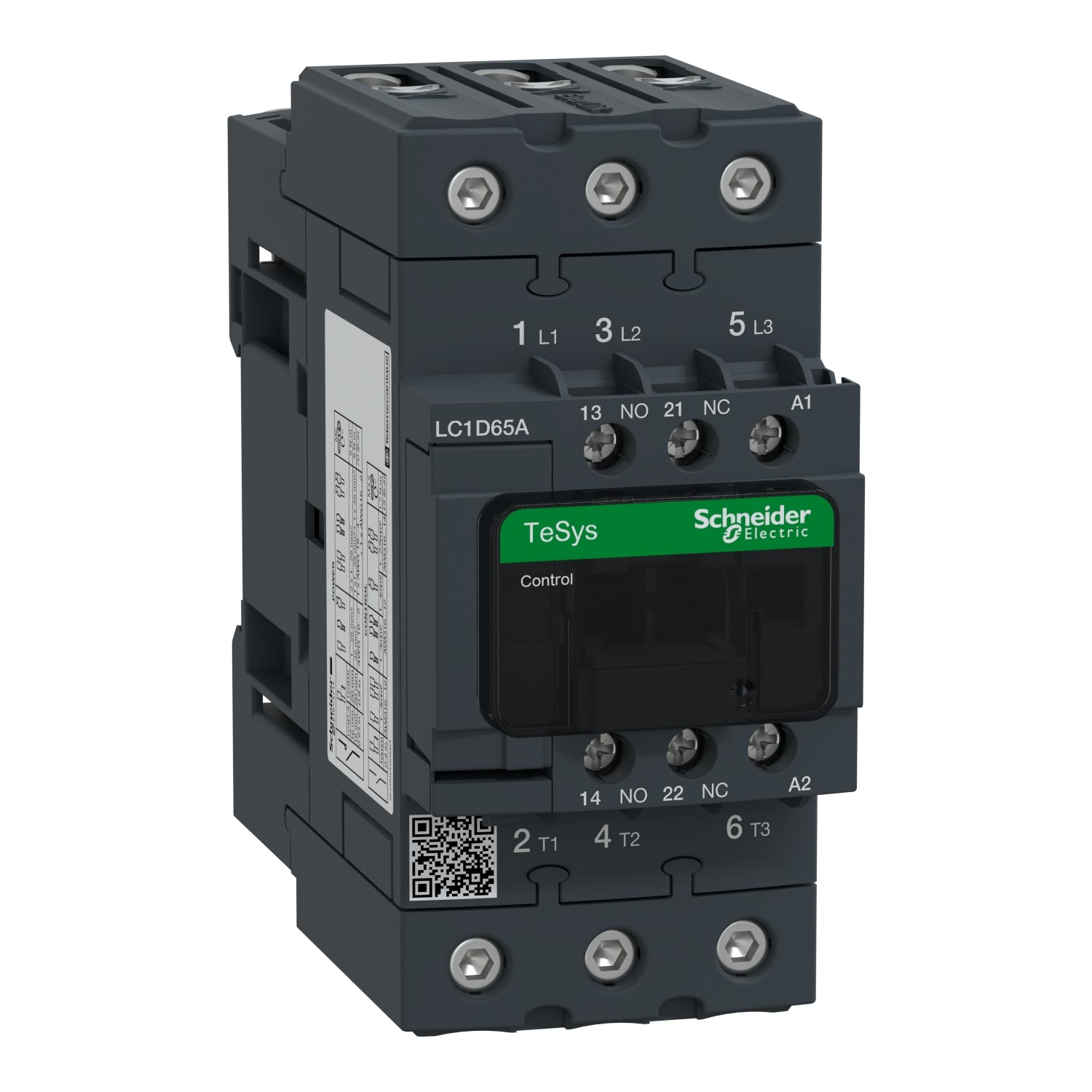 LC1D65AG7 - Schneider Electric - 400V 65A Square D TeSys Deca Contactor