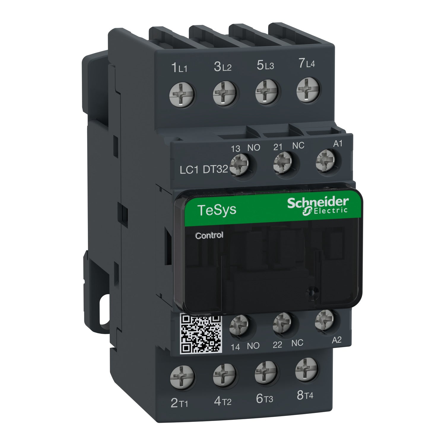 LC1DT32G7 - Schneider Electric - 32 Amp 4 Pole 120 Volt Square D TeSys Deca Contactor