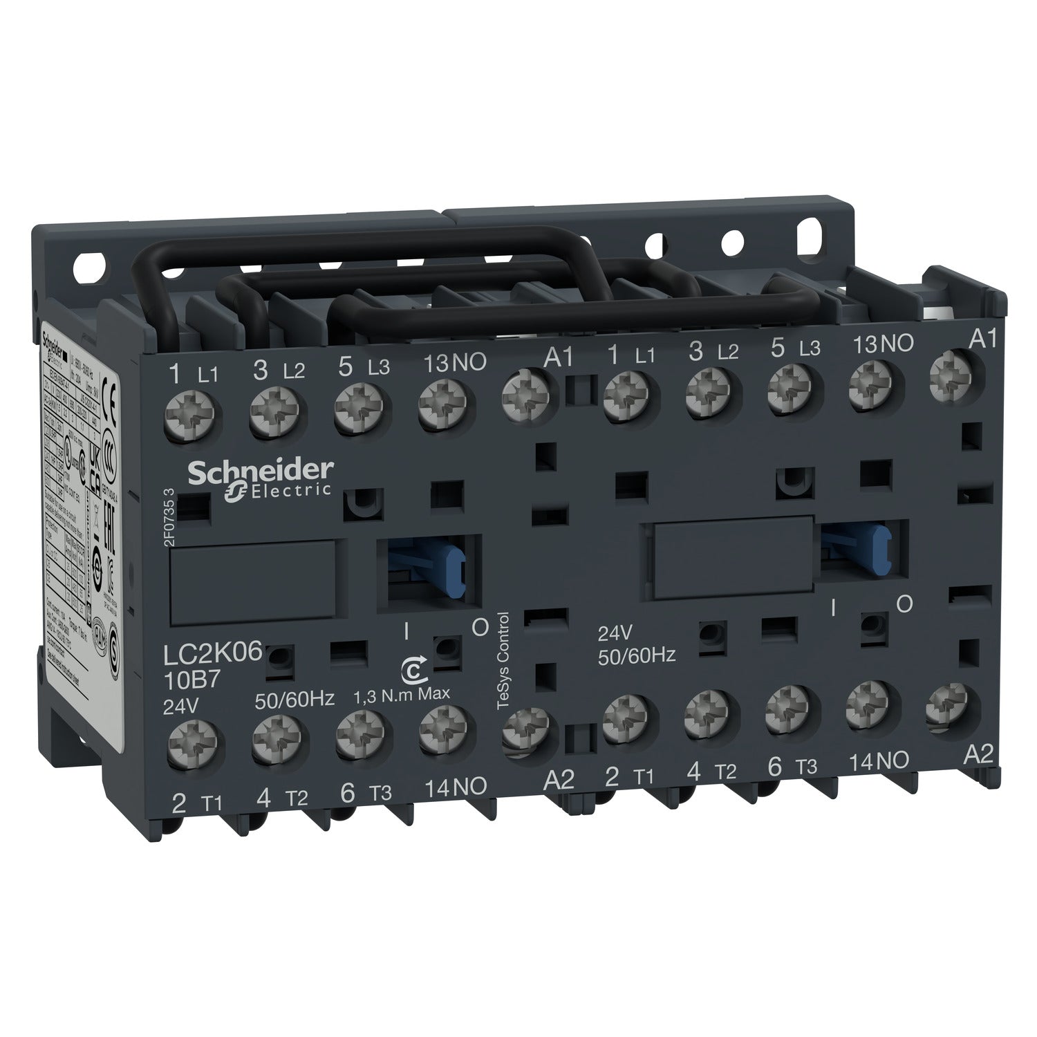 LC2K1210F7- Schneider Electric - 12 Amp Square D Reversing Contactor