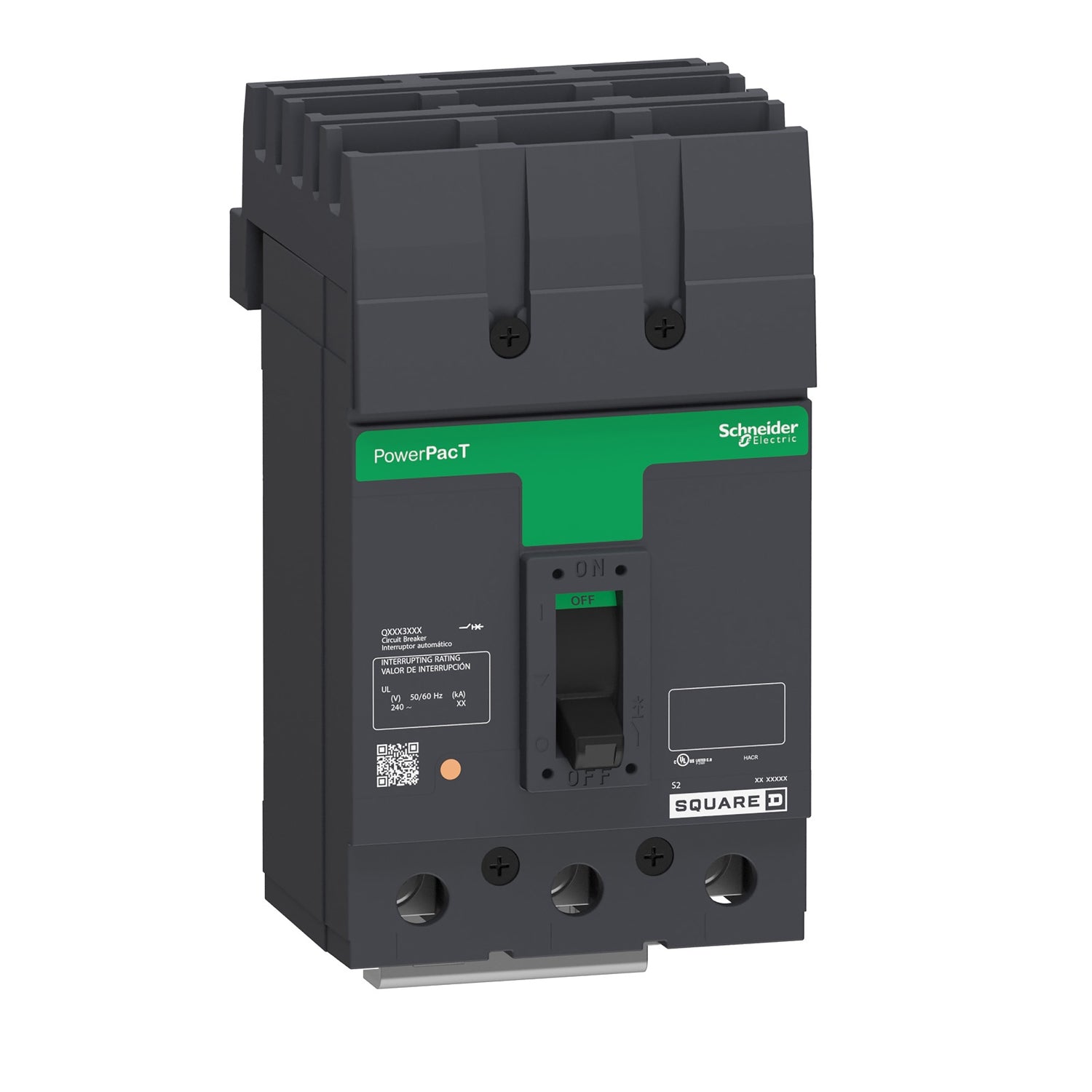 QGA32150 - Schneider Electric - I-Line Plug-In 150 Amp 3 Pole 240 Volt Square D Molded Case Circuit Breaker