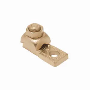 QA1CB - Burndy - 1/4" Stud 1 Screw Heavy Duty Copper Lug Connector