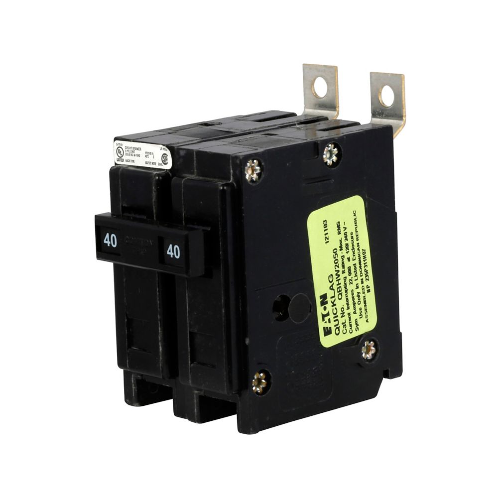 QBHW2040 - Eaton Cutler Hammer - 40A 240V Quicklag Thermal Magnetic Circuit Breakers