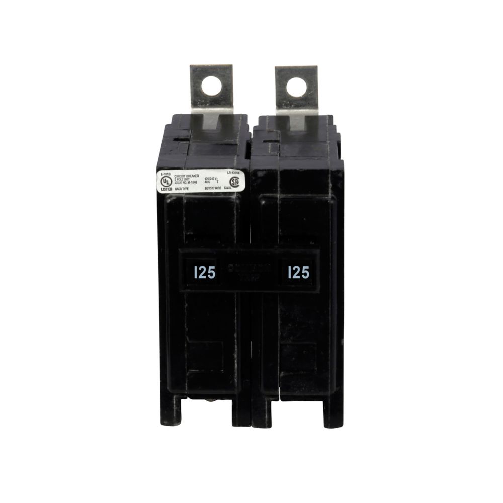 QBHW2125 - Eaton Cutler Hammer - 125A 2P 120/240V Quicklag Thermal Magnetic Circuit Breakers