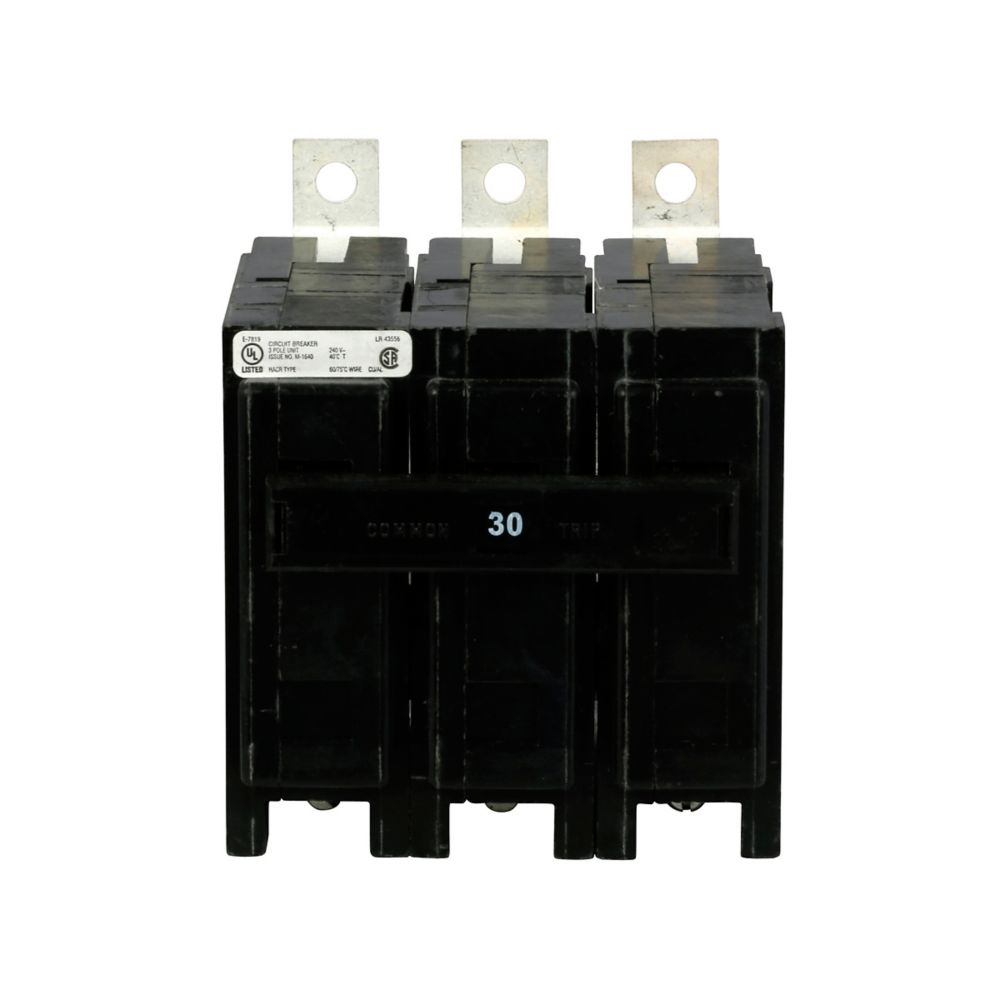 QBHW3030H - Eaton Cutler Hammer - 30A 3P 240V Quicklag Thermal Magnetic Circuit Breakers