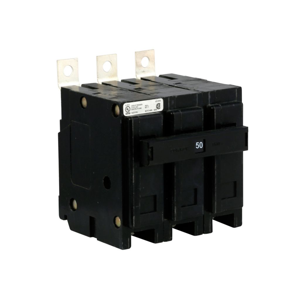 QBHW3050H - Eaton Cutler Hammer - 50A 3P 240V Quicklag Thermal Magnetic Circuit Breakers