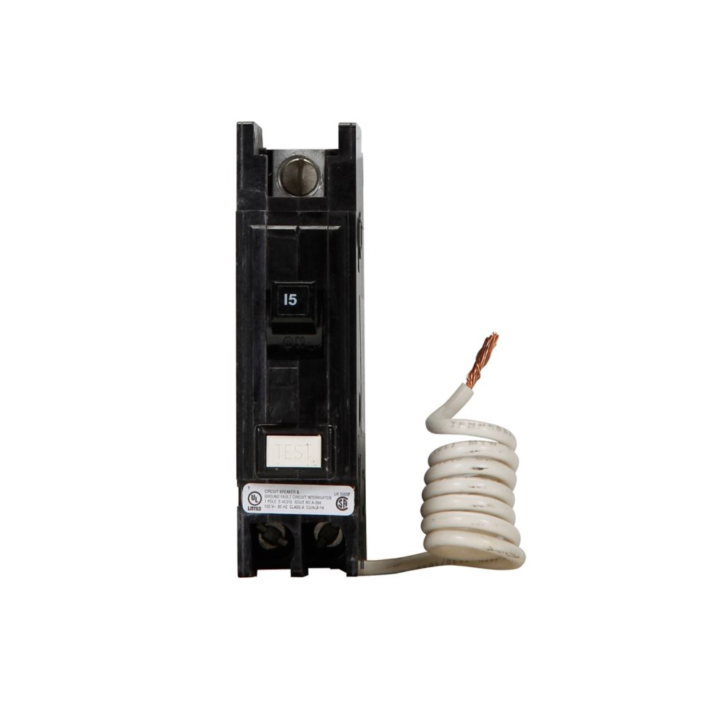 QCGFT1030 - Eaton Cutler-Hammer - Feed-Thru 30 Amp 1 Pole 120 Volt GFCI Circuit Breaker