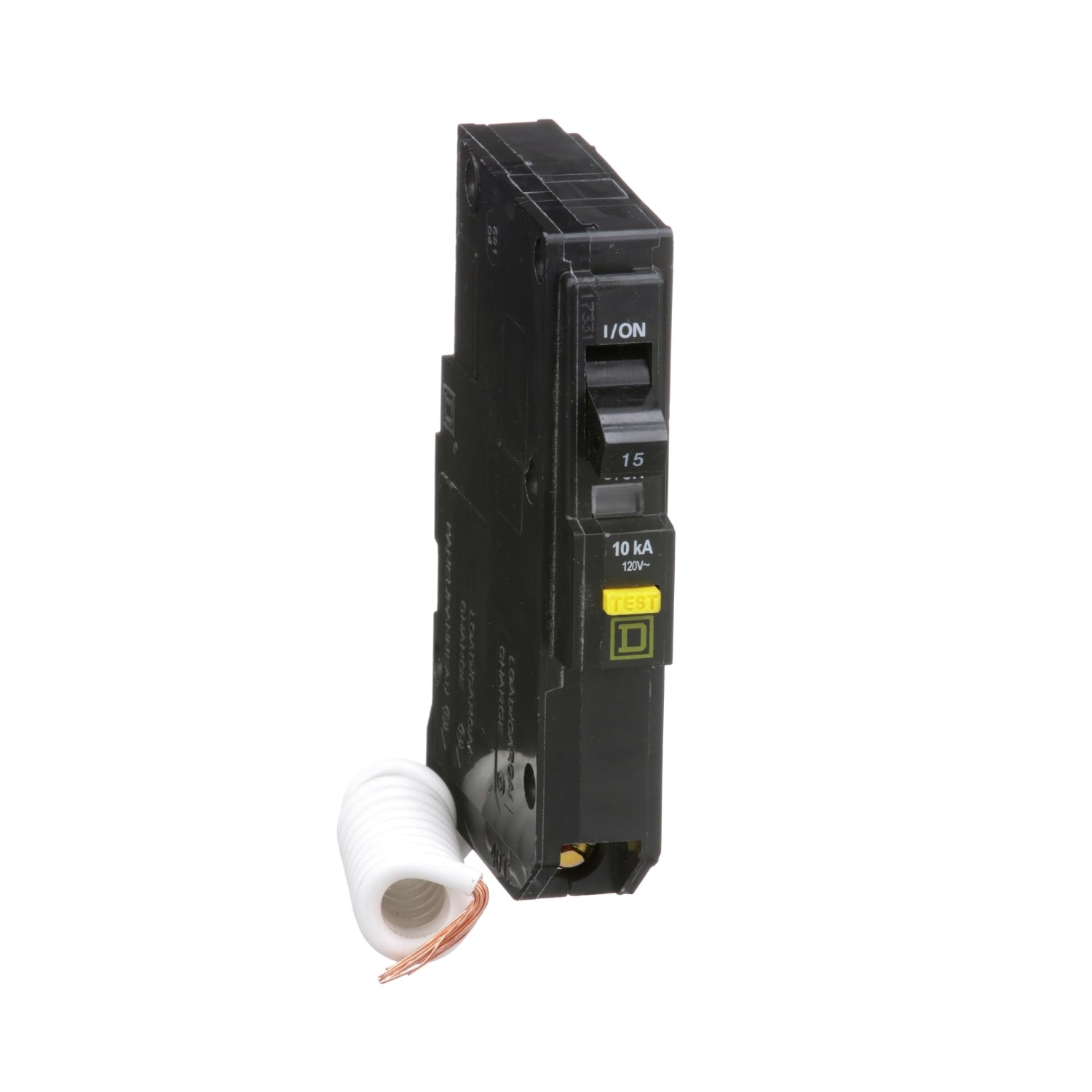 QO115GFI - Schneider Electric - Plug-In 15 Amp 1 Pole 120 Volt Square D Circuit Breaker