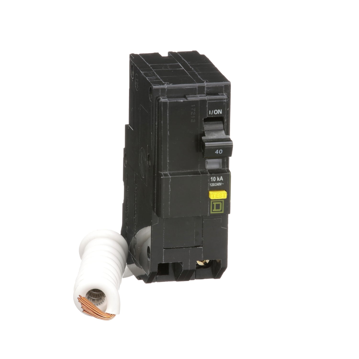 QO240GFI - Schneider Electric - Plug-In 40 Amp 2 Pole 240 Volt 40 Amp Square D GFCI Circuit Breaker